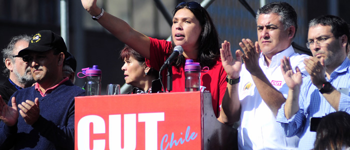 Bárbara Figueroa es reelecta como presidenta de la CUT